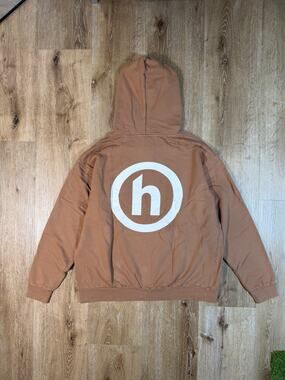 Hidden NY Classic Logo Hoodie Khaki Men’s Size L Brand New